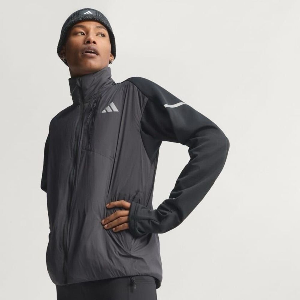 Adidas Adi365 Climawarm Running Jacket Black JM5729 Men’s Size Large